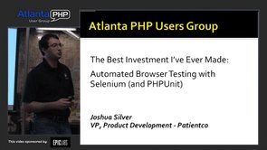 Automated Browser Testing with Selenium and PHPUnit